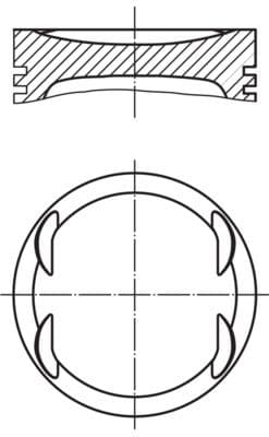 MAHLE 012 19 02 — Piston