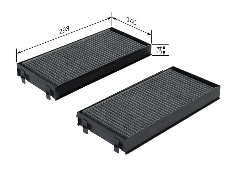 BOSCH 1 987 432 419 — Filtre, kabin havası