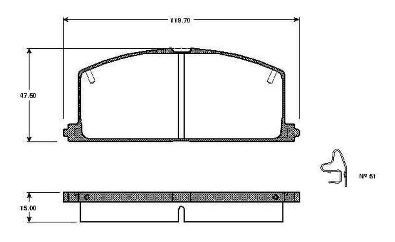 BOSCH 0 986 TB2 086 — Fren balata seti, diskli fren
