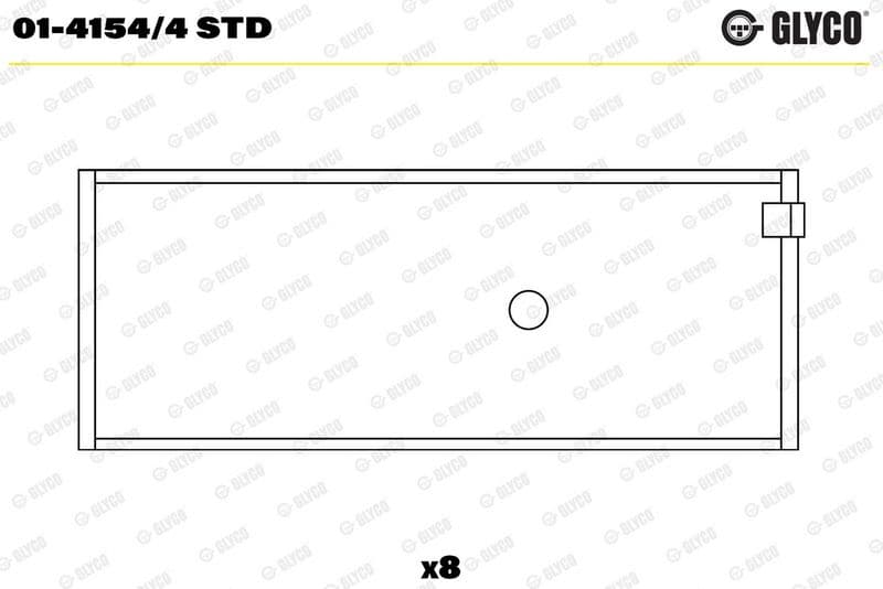 GLYCO 01-4154/4 STD — Biyel yatak çanağı