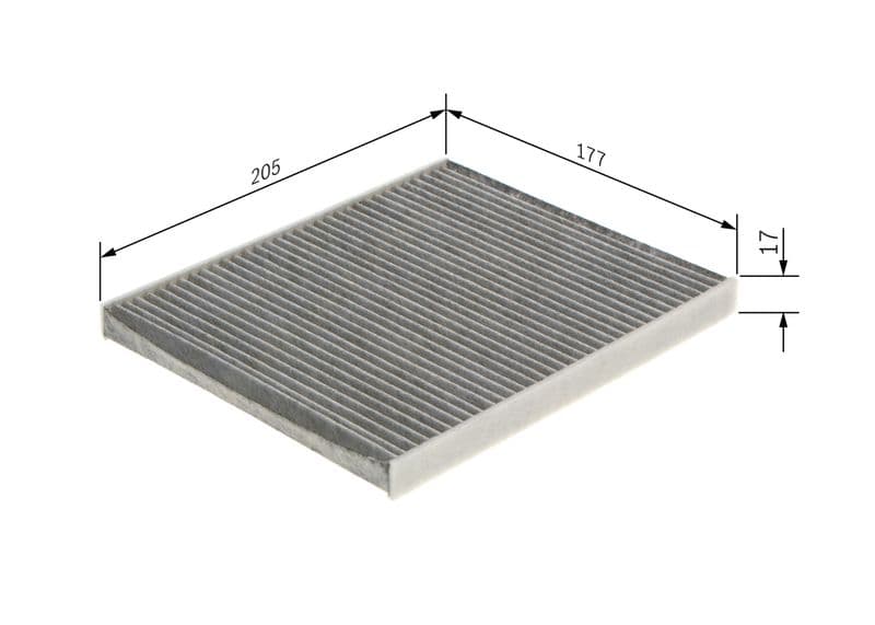 BOSCH 1 987 435 583 — Filtre, kabin havası