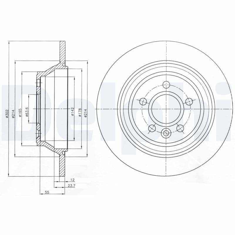 DELPHI BG4238C — Fren diski