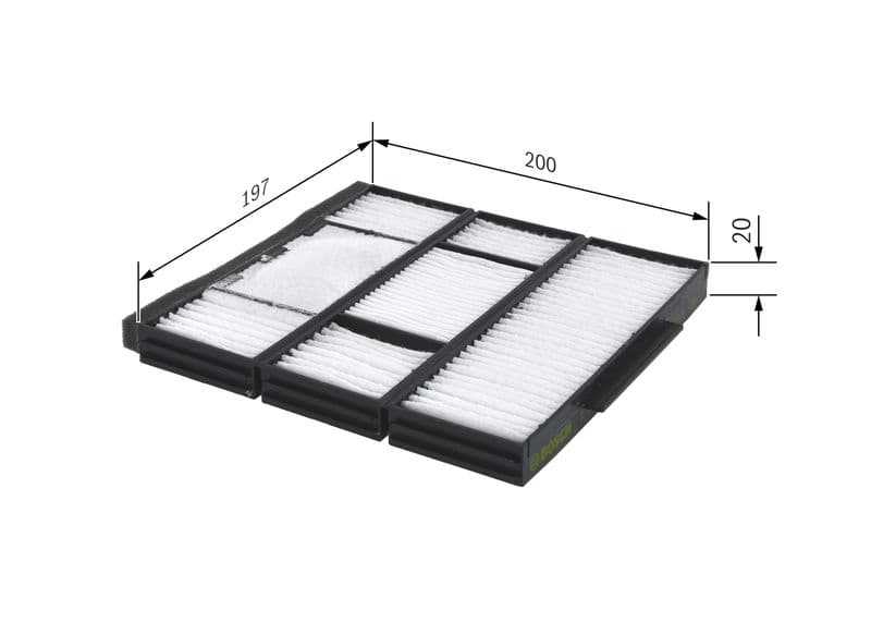BOSCH 1 987 432 155 — Filtre, kabin havası