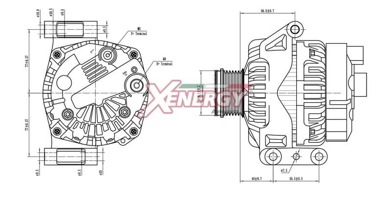 AP XENERGY XAL26115AD — Alternatör