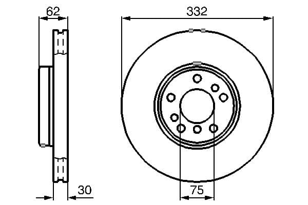 BOSCH 0 986 478 973 — Fren diski