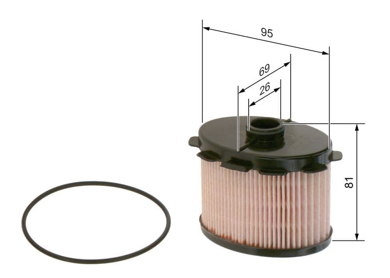BOSCH 1 457 431 703 — Yakıt filtresi