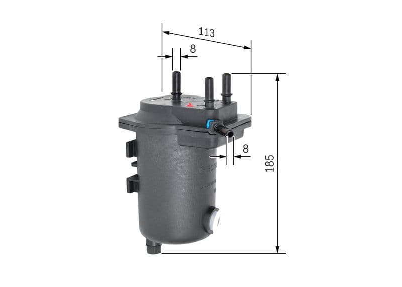 BOSCH 0 450 907 009 — Yakıt filtresi