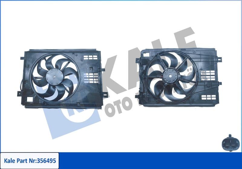 KALE OTO RADYATÖR 356495 — Fan, motor soğutması