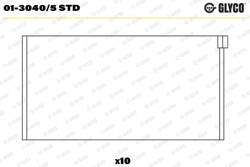 GLYCO 01-3040/5 STD — Biyel yatak çanağı