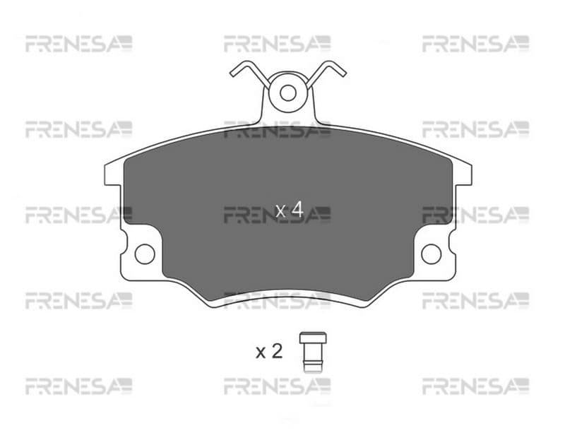 1-GNC F025227 — Fren balata seti, diskli fren