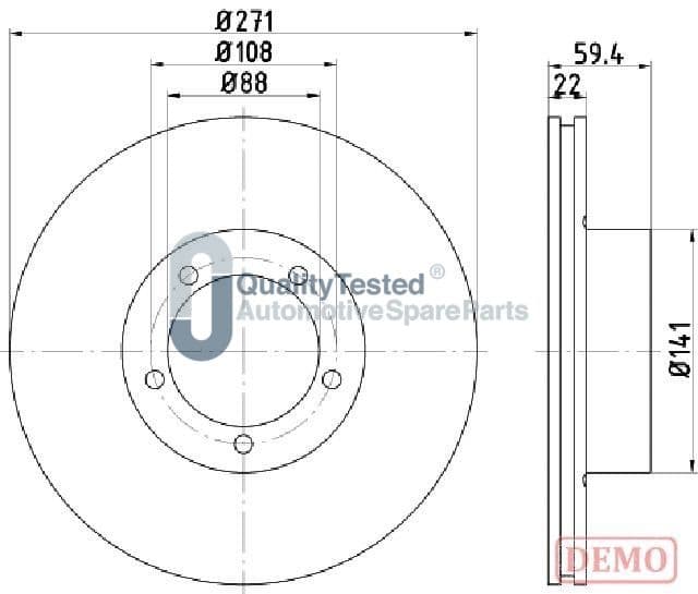 A.S.P. QualityTested DP0401JM — Fren diski