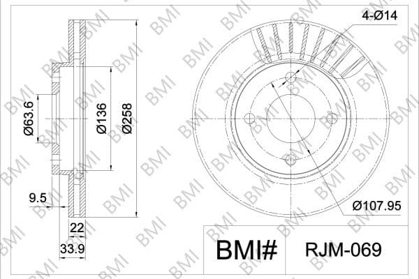 AMBMI RJM-069 — Fren diski
