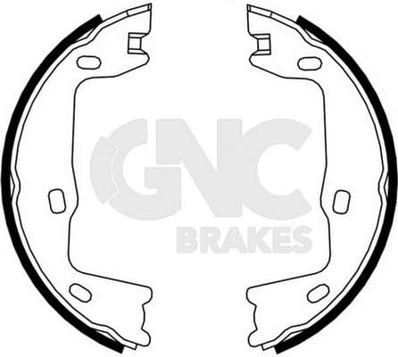 1-GNC G0250 — Fren pabuç takımı