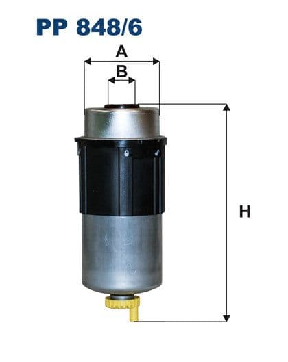 FILTRON PP 848/6 — Yakıt filtresi