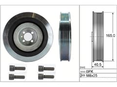 Schaeffler INA 544 0080 20 — Kayış kasnağı, krank mili