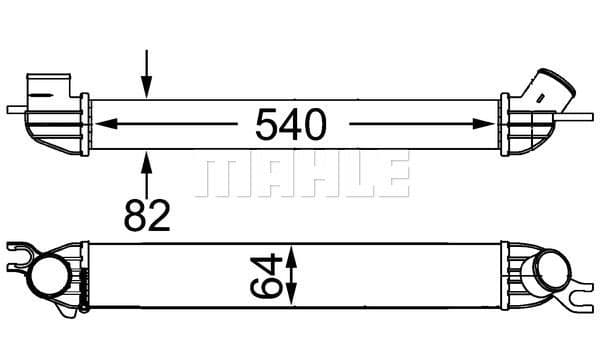 A.Z. Meisterteile AZMT-45-034-1131 — Turbo radyatörü